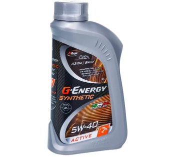 Масло моторное G-Energy Synthetic Active 5w40 (канистра 1л)