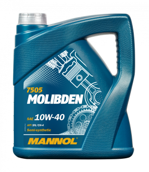 Масло моторное Mannol Molibden Benzin SL/CF 10w40 (канистра 4л)