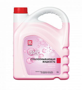 Стеклоомывающая жидкость Лукойл (-30) "Бабл гам" (канистра 4 л) 3099152