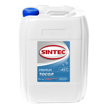 Жидкость охлаждающая SINTEC Тосол ОЖ - 45 (канистра 10 кг.)