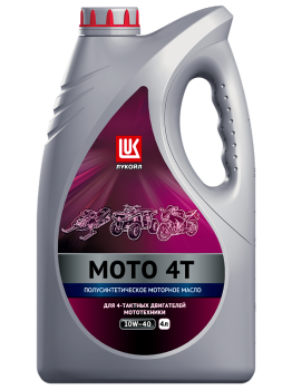 Масло моторное Лукойл Мото 4Т sae 10w-30 (канистра 4 л)