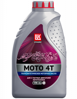 Масло моторное Лукойл Мото 4Т sae 5w-40 (канистра 1 л)