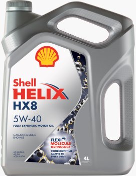 Масло моторное Shell Helix HX8 5w40 (канистра 4л)