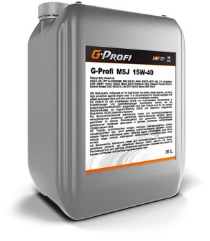 Масло моторное G-Profi MSJ 15w40 (канистра 20л)