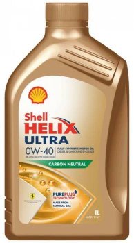 Масло моторное Shell Helix Ultra 0w40 (канистра 1л)
