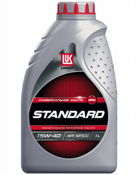 Масло моторное Лукойл Стандарт 15w-40 (канистра 1 л)