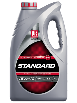 Масло моторное Лукойл Стандарт 15w-40 (канистра 4 л)