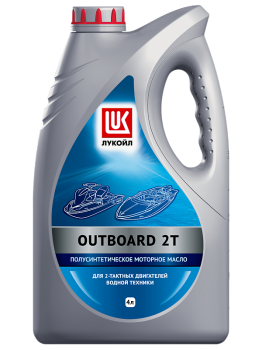 Масло моторное Лукойл Outboard 2T (канистра 4 л)
