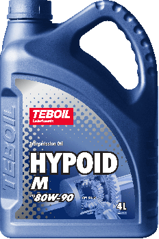 Масло трансмиссионное Teboil Hypoid M sae 80w-90 (канистра 4 л)