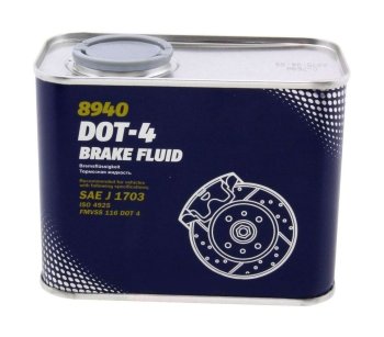 Жидкость тормозная Mannol DOT-4 (455г)