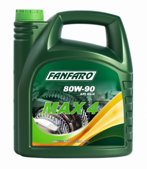 Масло трансмисcионное FANFARO MAX 4 80W-90 GL-4 (канистра 4 л)