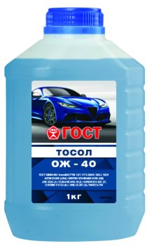 Тосол ГОСТ Пушкино ОЖ-40 (канистра 1кг)