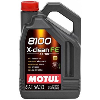 Масло моторное Motul 8100 X-clean FE 5w-30 100% Synth. ( 5 L)
