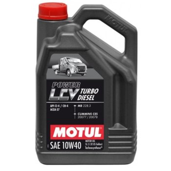 Масло моторное Motul Power LCV Turbo Diesel 10w-40 ( 5 L)