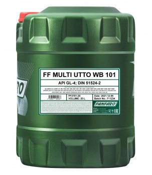 Масло трансмиссионное FANFARO MULTI UTTO WB 101 (канистра 20 л)