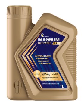 Масло моторное Rosneft Magnum Ultratec A3 5W-40 (канистра 1 л.)