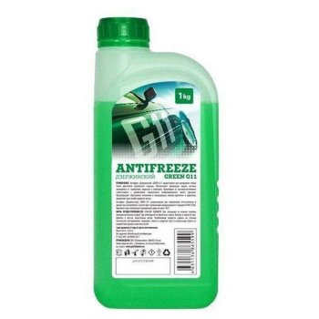 Антифриз Дзержинский ГОСТ G11 зеленый (канистра 1кг)