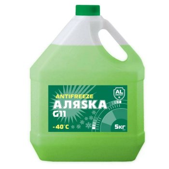 Антифриз Аляска G11 зеленый (канистра 5кг)