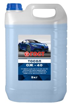 Тосол ГОСТ Пушкино ОЖ-40 (канистра 5кг)