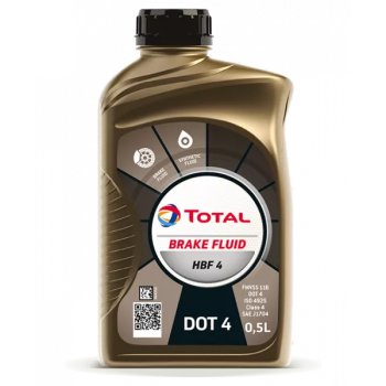 Жидкость тормозная Total HBF 4 (канистра 0,5 л.)