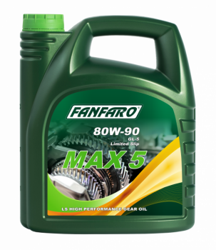 Масло трансмисcионное FANFARO MAX 5 80W-90 GL-5 (канистра 4 л)