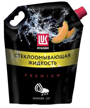 Стеклоомывающая жидкость Лукойл (-20) "Дыня" (дой-пак 3,78л)