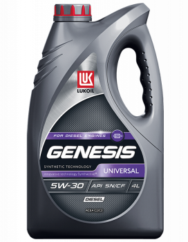 Масло моторное Лукойл Genesis Universal Diesel 5w-30 (канистра 4 л) 
