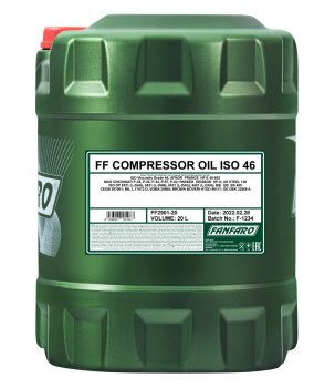 Масло компрессорное FANFARO COMPRESSOR OIL ISO 46 (канистра 10 л)